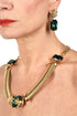 ADDICTED2 - Collana ERIS con cristalli color smeraldo