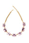 ADDICTED2 - Collana PAX con cristalli colore rosa