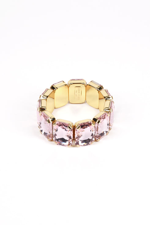 ADDICTED2 - Bracciale ESTER con cristalli color rosa