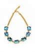 ADDICTED2 - Collana PAX con cristalli color acqua azzurra