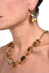 ADDICTED2 - Collana PAX con cristalli color oro