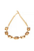 ADDICTED2 - Collana PAX con cristalli color oro
