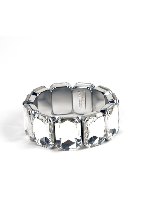 ADDICTED2 - Bracciale ESTER con cristalli placcato argento 925