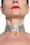 ADDICTED2 - Collana ASTERIA choker  fili di strass