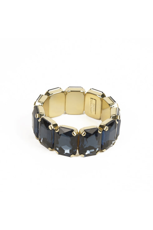 ADDICTED2 - Bracciale ESTER con cristalli color blue