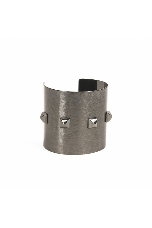 ADDICTED2 - Bracciale  NYX NOIR in argento brunito satinato