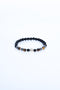 ADDICTED2 - Bracciale POSITIVE VIBES con pietre tonde e argento 925