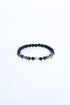 ADDICTED2 - Bracciale POSITIVE VIBES con pietre tonde e argento 925