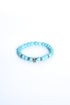 ADDICTED2 - Bracciale ZOE con pietre tonde e teschio in argento 925