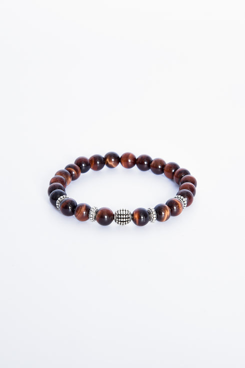 ADDICTED2 - Bracciale POWER con le pietre tonde e argento 925