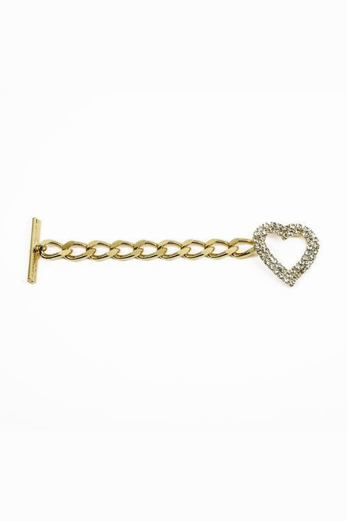 ADDICTED2 - Bracciale BIANCA a catena color oro