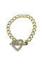 ADDICTED2 - Collana EIRENE catena color oro e cuore