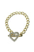 ADDICTED2 - Collana EIRENE catena color oro e cuore