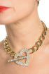 ADDICTED2 - Collana EIRENE catena color oro e cuore