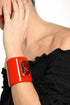 ADDICTED2 - Bracciale MIA in resina colore rosso