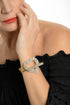 ADDICTED2 - Bracciale BIANCA a catena color oro