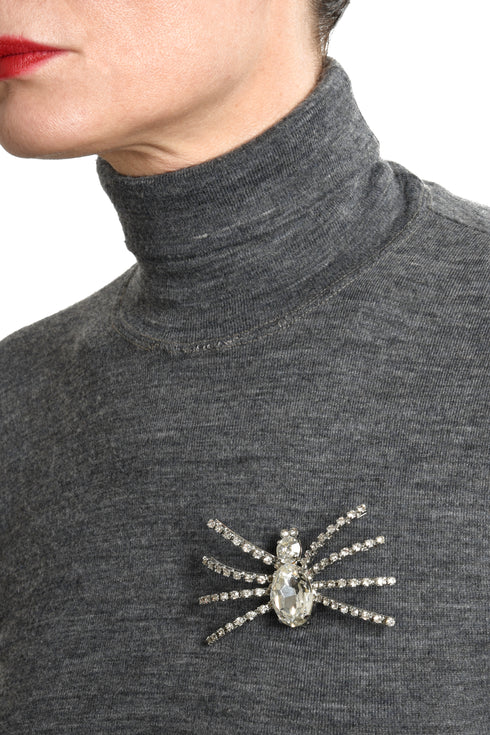 ADDICTED2 - Spilla MABEL ragno con cristalli