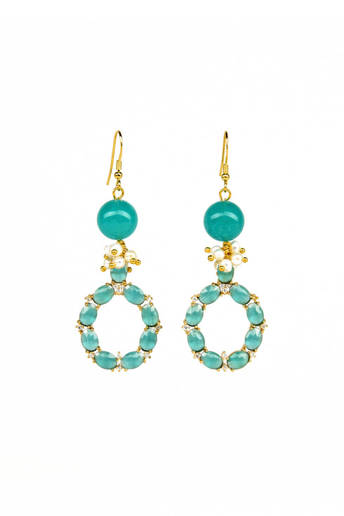 ADDICTED2 - Orecchini IRIDE color verde