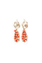 ADDICTED2 - Orecchini IUVENTAS color rosso