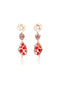 ADDICTED2 - Orecchini GIUNONE color rosso