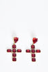 ADDICTED2 - Orecchini DIANA color rosso