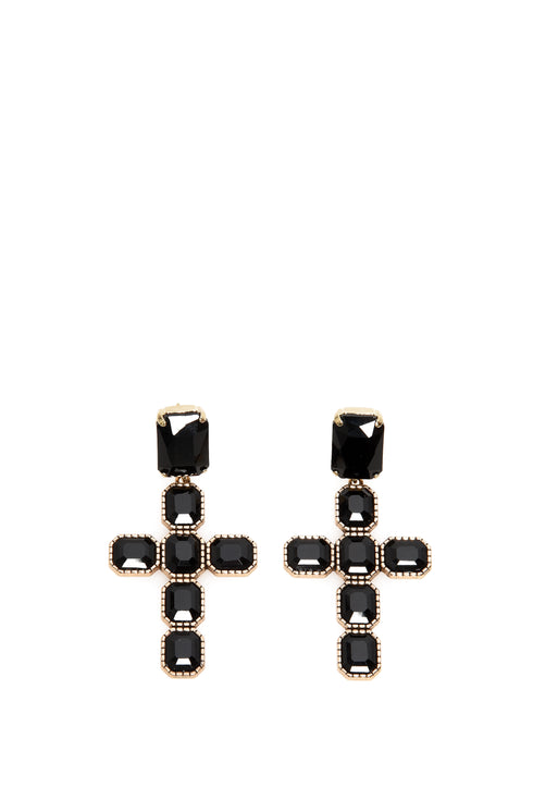 ADDICTED2 - Orecchini CALLIOPE color nero