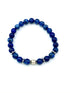 ADDICTED2 - Bracciale ANTISTRESS con pietre tonde e argento 925