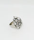 ADDICTED2 - Anello AMELIA con cristalli colore argento
