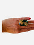 ADDICTED2 - Anello INES con cristalli colore smeraldo