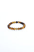 ADDICTED2 - Bracciale COURAGE occhio di tigre con zirconi