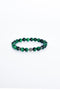 ADDICTED2 - Bracciale TALISMAN occhio di tigre verde con zirconi