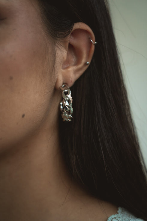 ADDICTED2 - Orecchini SEKHMET argento