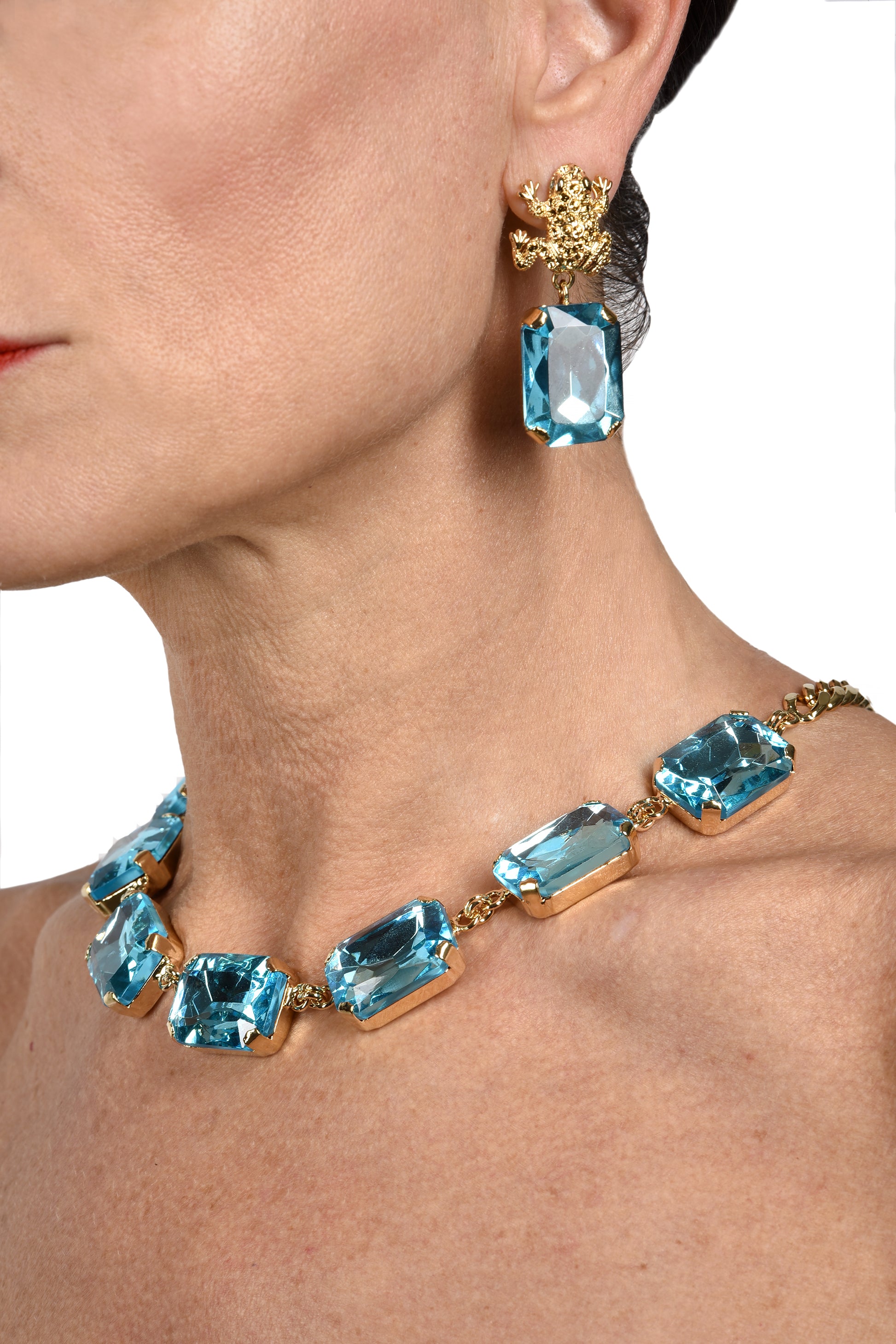 Acquista alta qualità ADDICTED2 - Collana PAX con Swarovski color acqua azzurra - ADDICTEDTWO