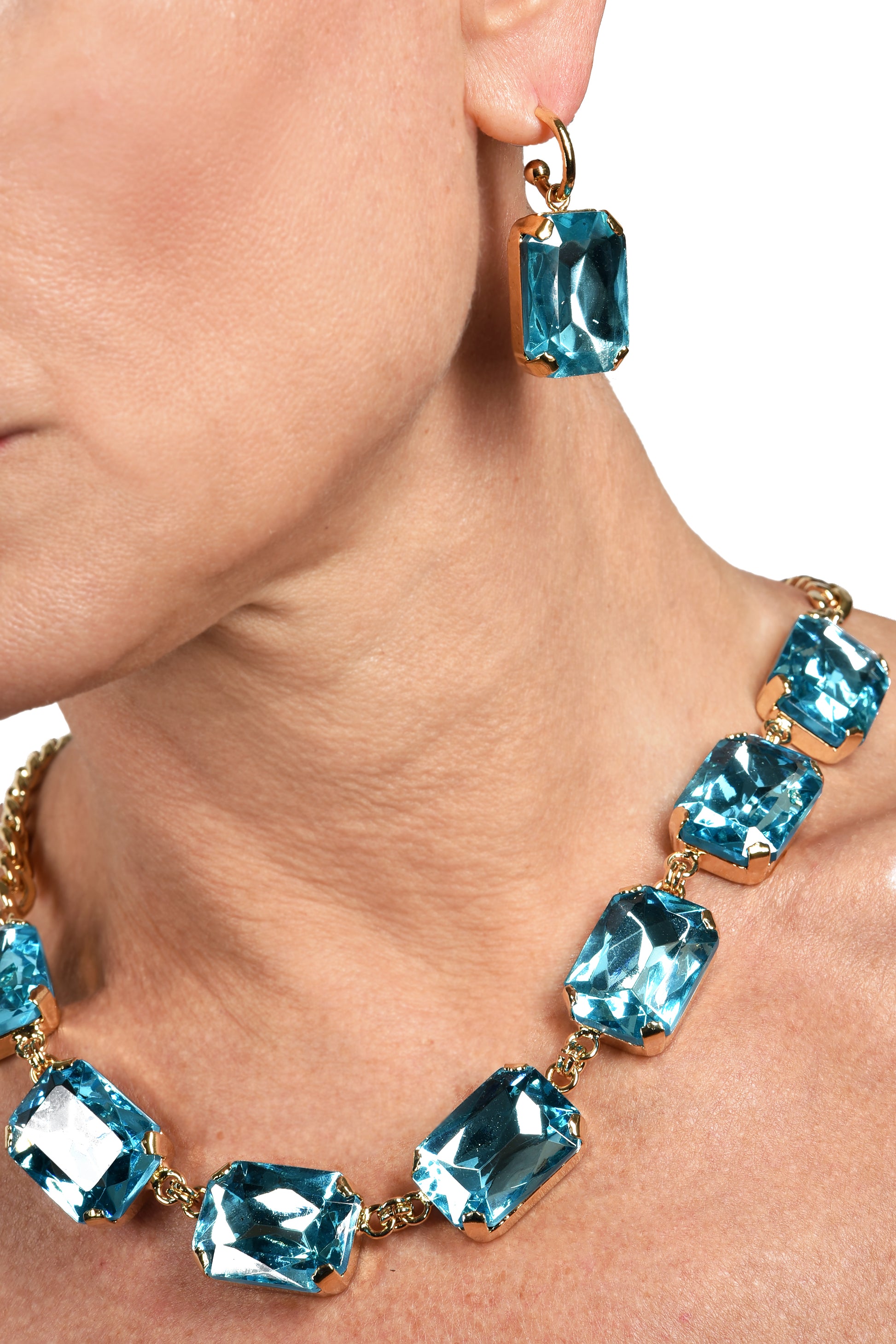 Acquista alta qualità ADDICTED2 - Collana PAX con Swarovski color acqua azzurra - ADDICTEDTWO