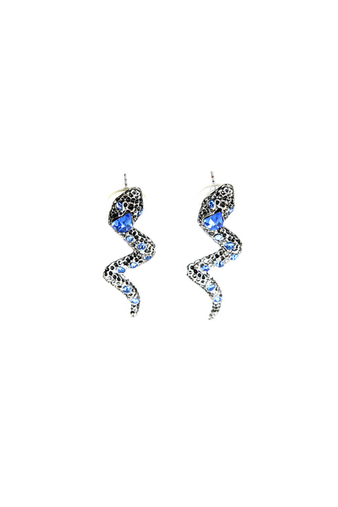 ADDICTED2 - Orecchini MOIRE blu