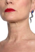 ADDICTED2 - Orecchini MOIRE blu