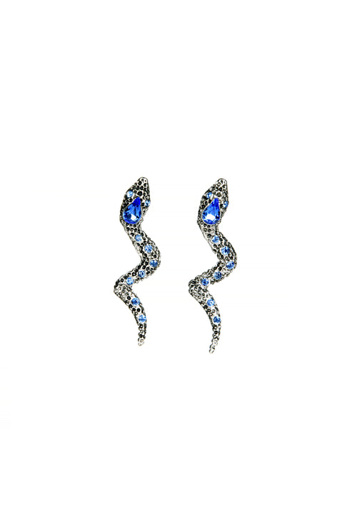 ADDICTED2 - Orecchini MOIRE blu