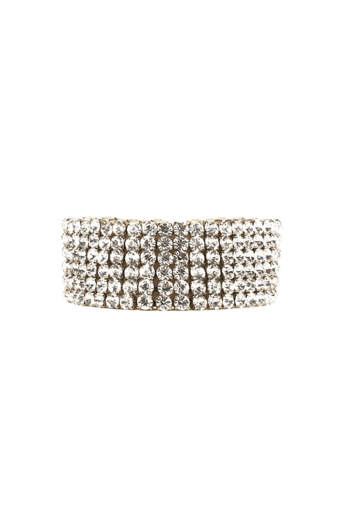 ADDICTED2 - Collana ASTERIA choker  fili di strass