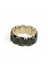 ADDICTED2 - Bracciale ESTER con cristalli color verde smeraldo