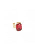 ADDICTED2 - Anello CELESTE con cristallo color rubino