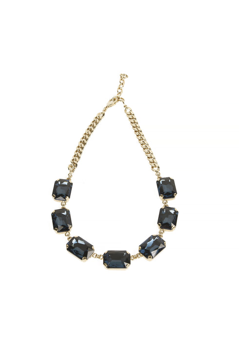 ADDICTED2 - Collana PAX con cristalli color blue