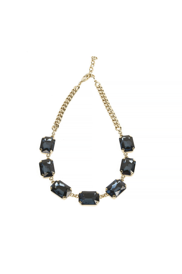 ADDICTED2 - Collana PAX con cristalli color blue