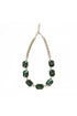 ADDICTED2 - Collana PAX con cristalli color verde smeraldo