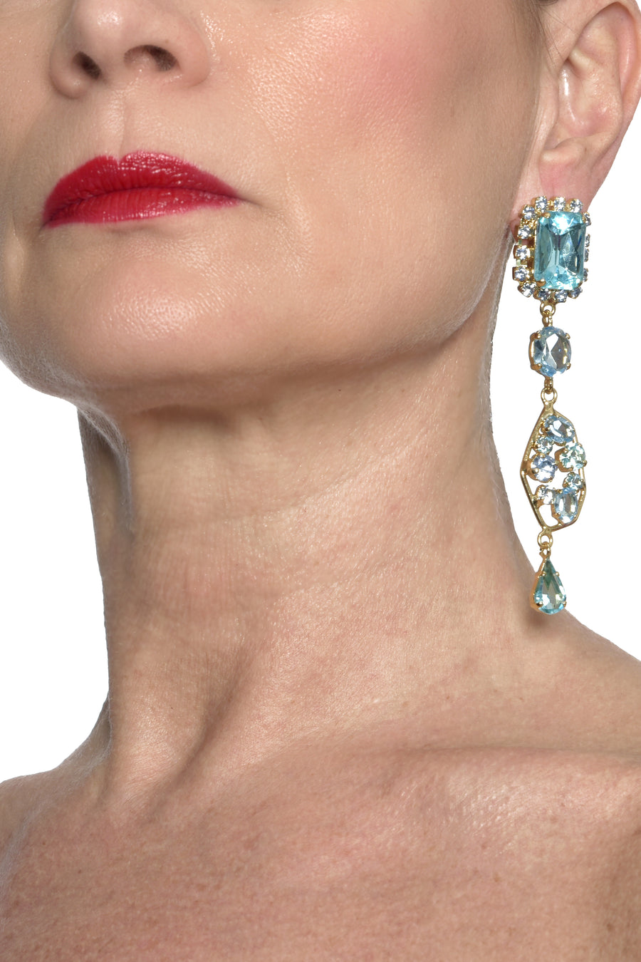 ADDICTED2 - Orecchini NUVOLE DI CRISTALLO - Handmade - Made in Italy