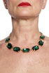 ADDICTED2 - Collana PAX con cristalli color verde smeraldo