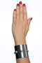 ADDICTED2 - Bracciale  NYX NOIR in argento satinato con le borchie