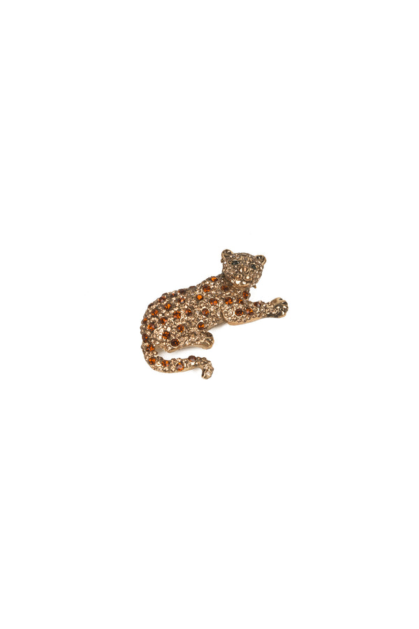 ADDICTED2 - Spilla MABEL leopardo color rosso