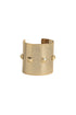 ADDICTED2 - Bracciale  NYX NOIR placcato oro satinato con le borchie