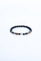 ADDICTED2 - POSITIVE VIBES bracelet with round stones and 925 silver