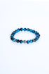 ADDICTED2 - SERENITY bracelet blue water tiger eye with zircons